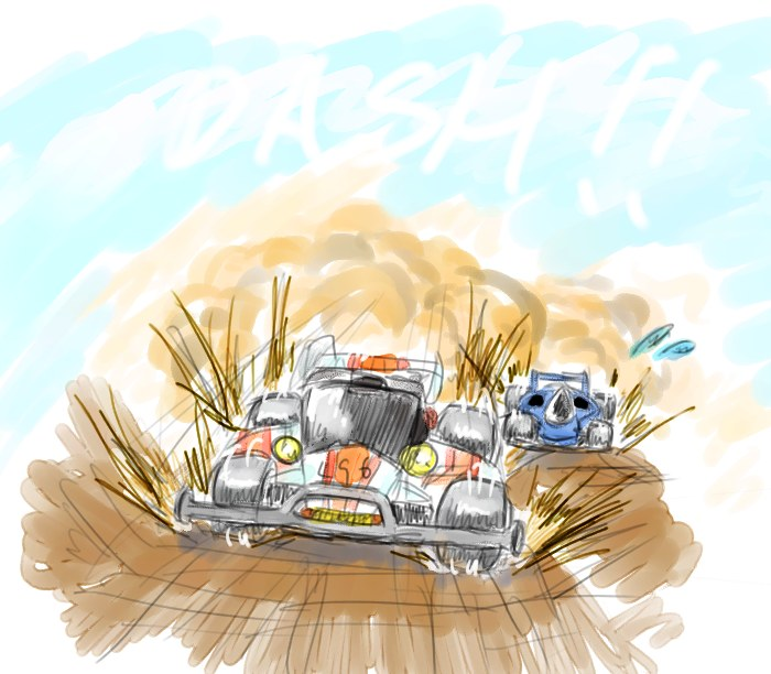 エンペラーがアバンテJrを抜き去ってる画像きぼん