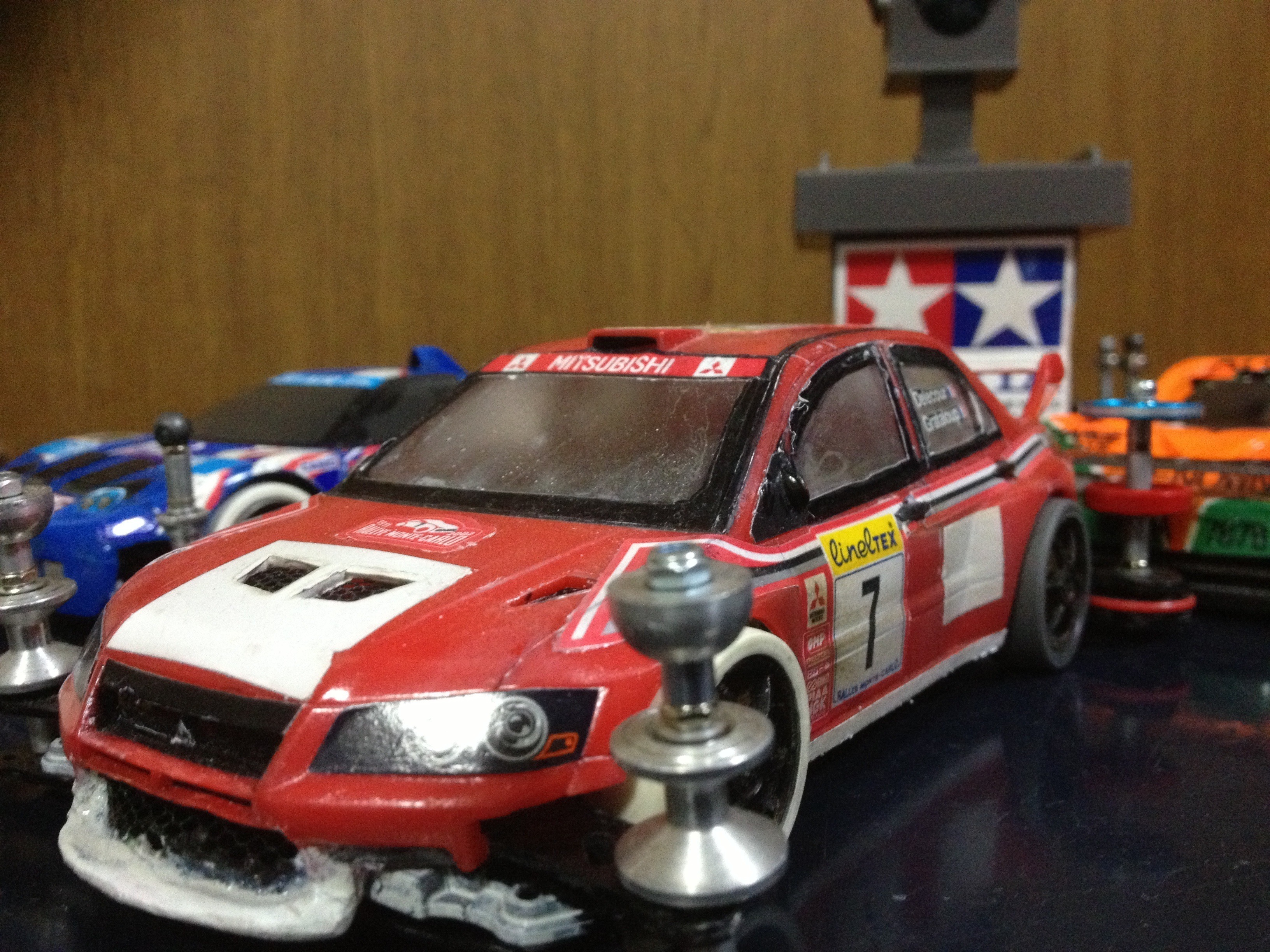 ラジ四駆　ボディ　3個セット　ミニ四駆　プジョー　インプレッサ　ランサー image.jpg