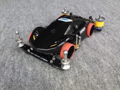 夜空・ミニ四駆　ビートマグナム(TRF版ウィングも付き) 夜空・ミニ四駆 ビートマグナム(TRF版ウィングも付き) 夜空