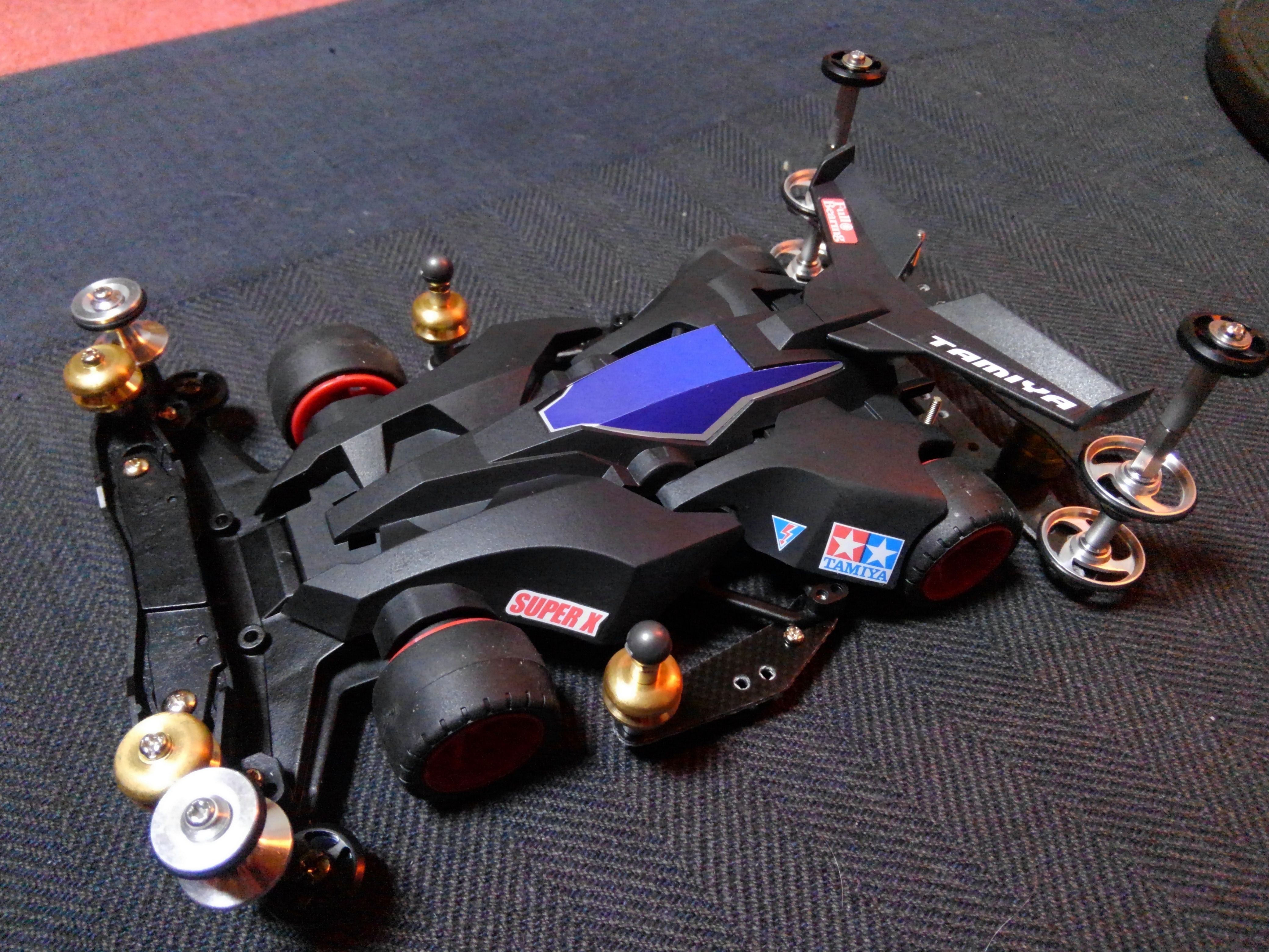 全塗装 ミニ四駆 シャドウブレイカー ミニ四駆 ナッシュ様専用 シャドウブレイカー 全塗装完成品