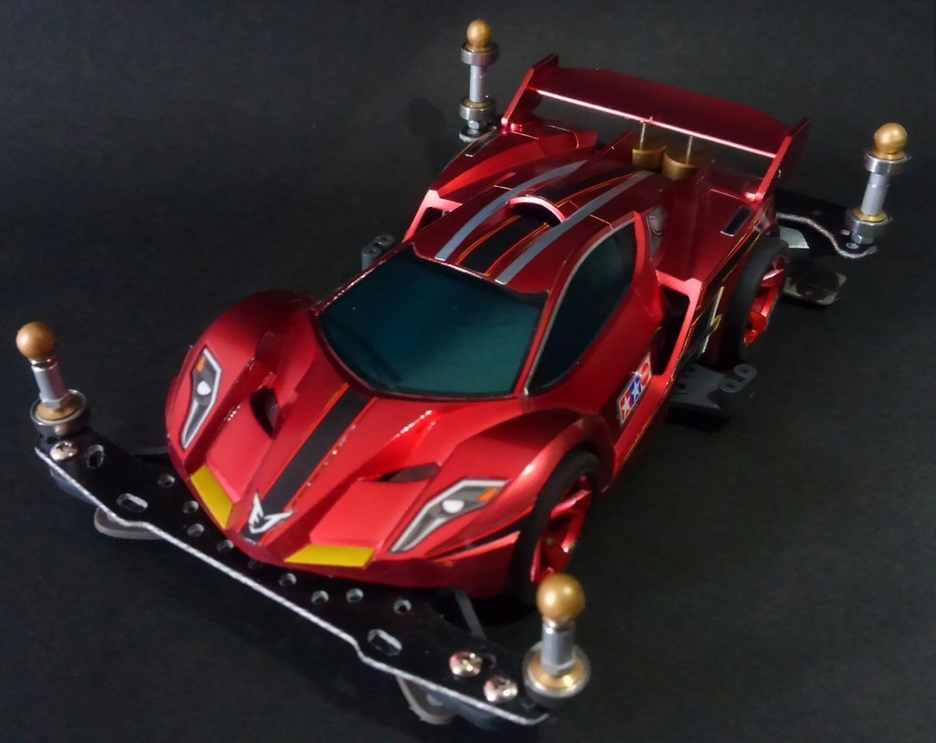 ミニ四駆PRO フェスタジョーヌ改”フェスタルージュ”