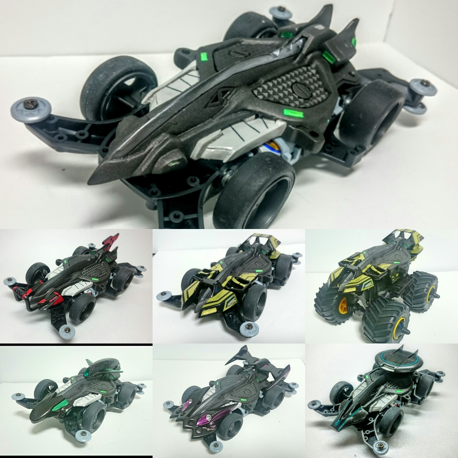 BANDAI ラウンドドルフィン ミニ四駆 Rounddolphin 当時物】 1/32 ラウンドドルフィン ハイパーレーサー 4WD