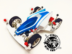 #streetmini4wd Super Dyna Hawk on SXX chassis and thermoformed body!