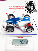 #streetmini4wd Super Dyna Hawk on SXX chassis and thermoformed body! Tech part