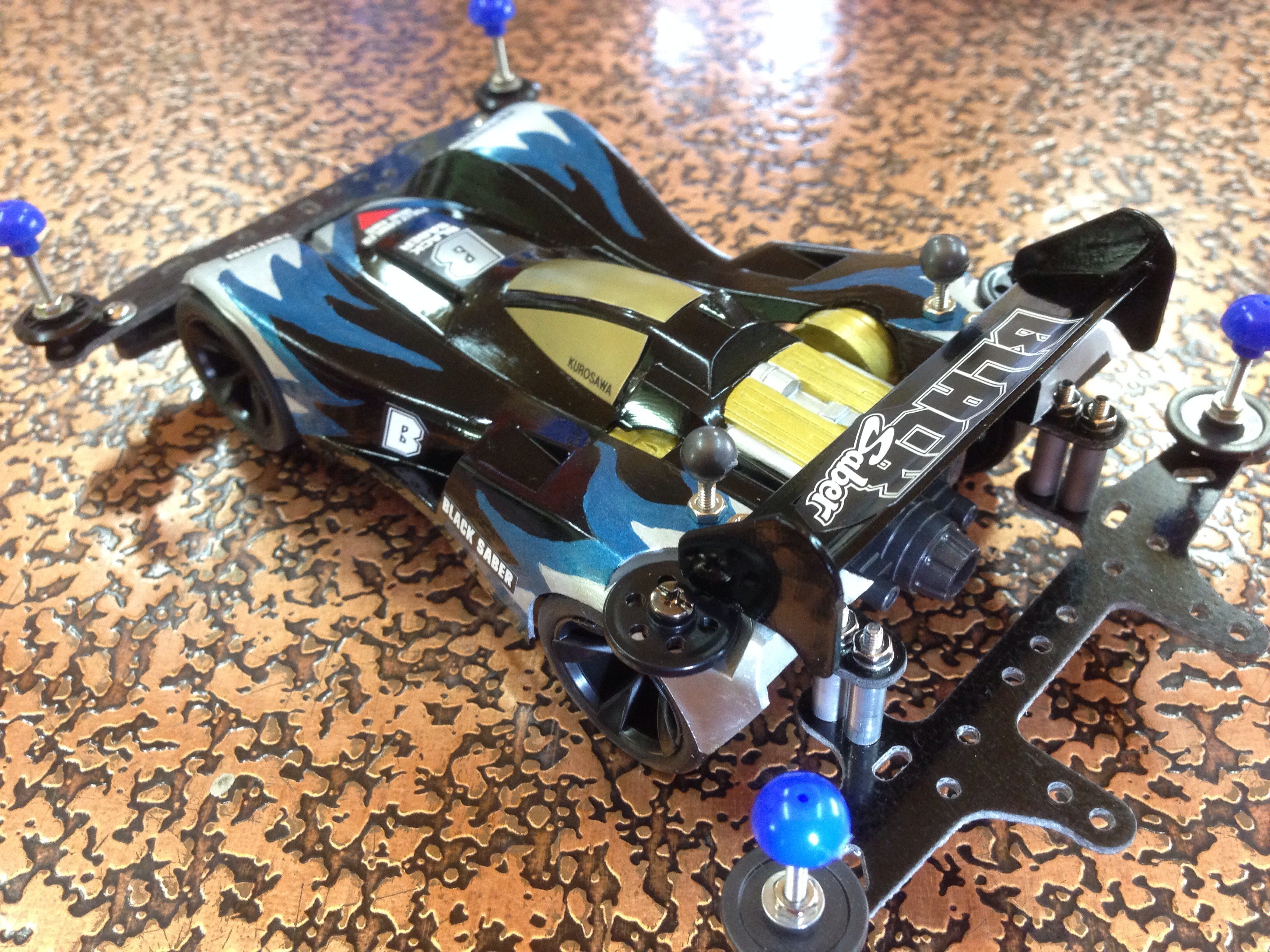 ミニ四駆 ブラックセイバー TOMY MALL Original TOMICA Premium Unlimited Mini 4WD Bakusou