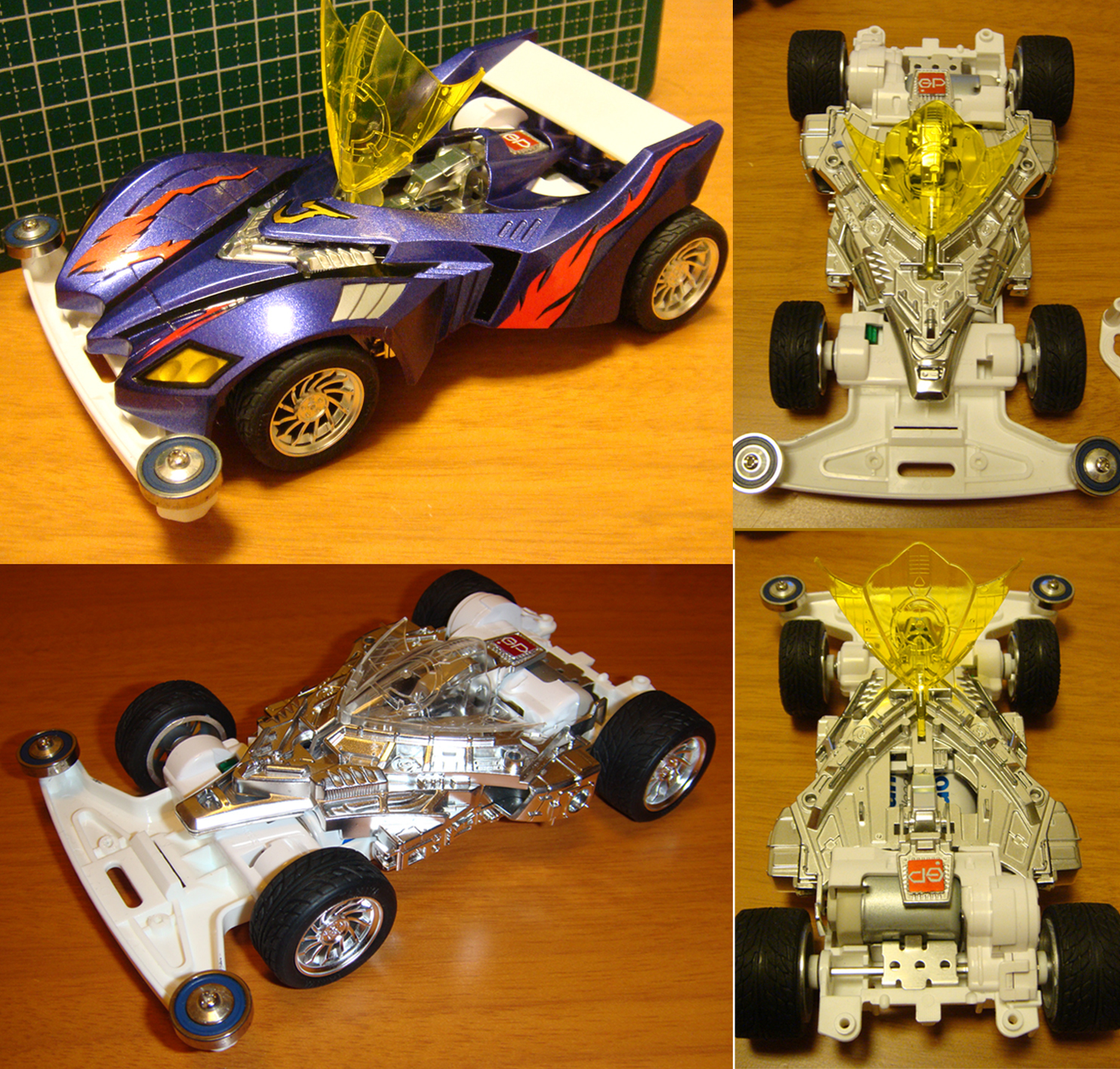 ミニ四駆　プロトセイバーエボリューション　EVO 二次元塗装　アニメ風　全塗装 タミヤ 1/32 リアルミニ四駆シリーズ プロトセイバー